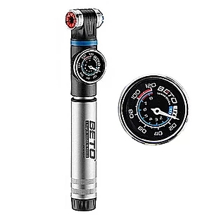 BOMBIN CON DOBLE VALVULA Y MEDIDOR DE PRESION 120 PSI BETO EZ030AG